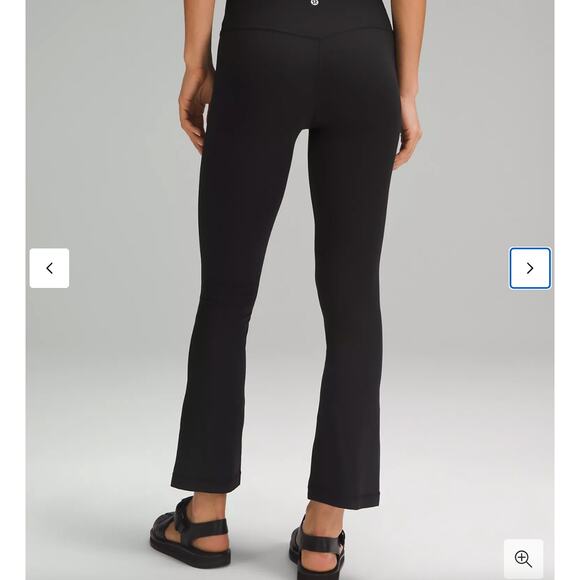 lululemon Align Mini-Flare Pant Extra Short Length GREEN NWT - Picture 6 of 8